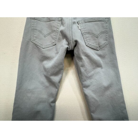 Levis 511 Mens Slim Fit Jeans Size 29Wx30L Light Gray Denim Pockets Casual - Picture 12 of 13